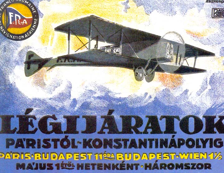 Az első légitársaság Magyarországon