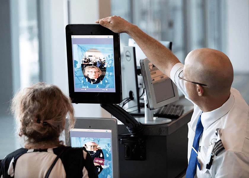 TSA arcfelismerő technológia